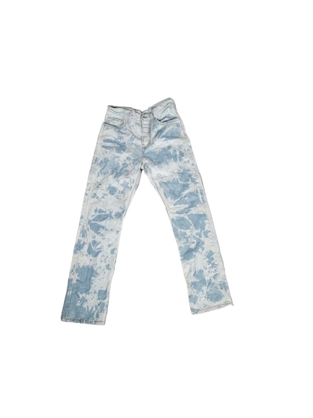 Levis 501 Concept Straight Leg Jeans Size 29 Acid Wash Denim 12501 Sample